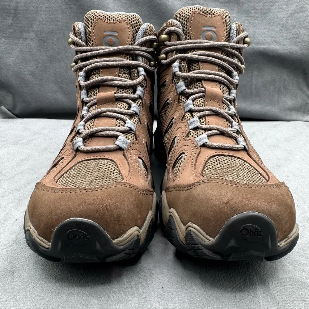 Oboz Sawtooth II Mid WP Women’s Size 9 Waterproof Hiking Boots Brown Leather - Picture 9 of 13